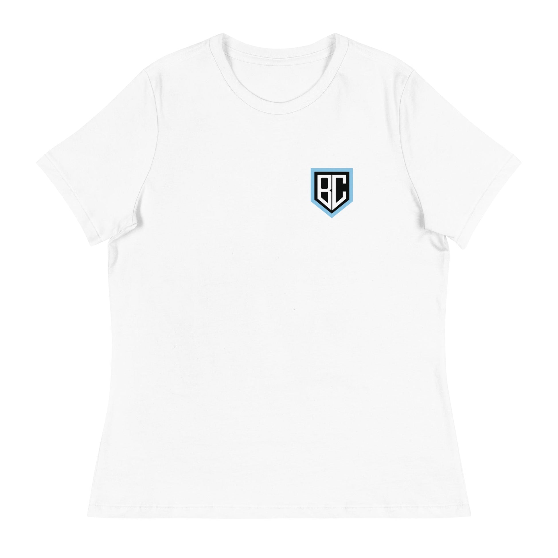 Performance | Women's Relaxed T Shirt | Blue Collar Softball 2034 | Emblem Logo
