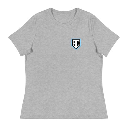 Performance | Women's Relaxed T Shirt | Blue Collar Softball 2034 | Emblem Logo