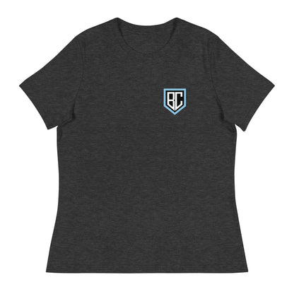 Performance | Women's Relaxed T Shirt | Blue Collar Softball 2034 | Emblem Logo
