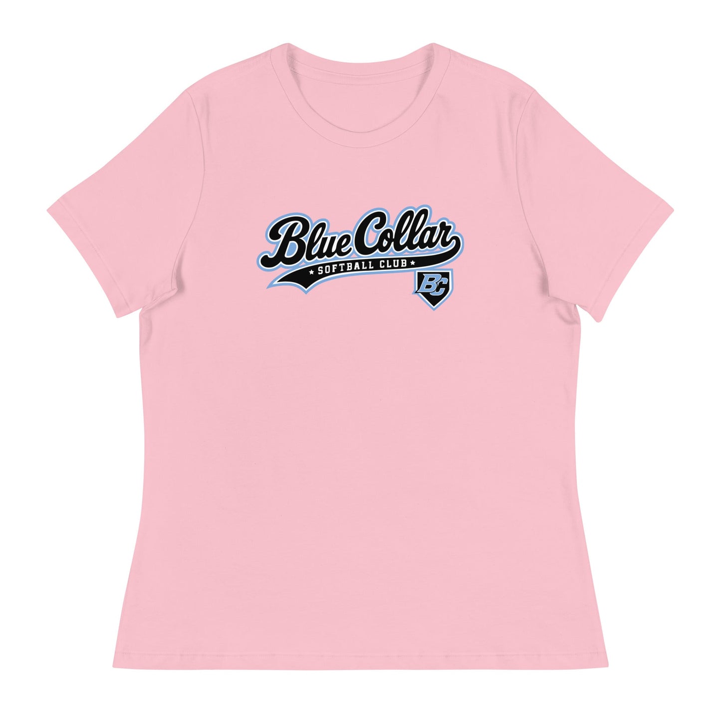 Performance | Women's Relaxed T Shirt | Blue Collar Softball 2034 | Foundry Logo