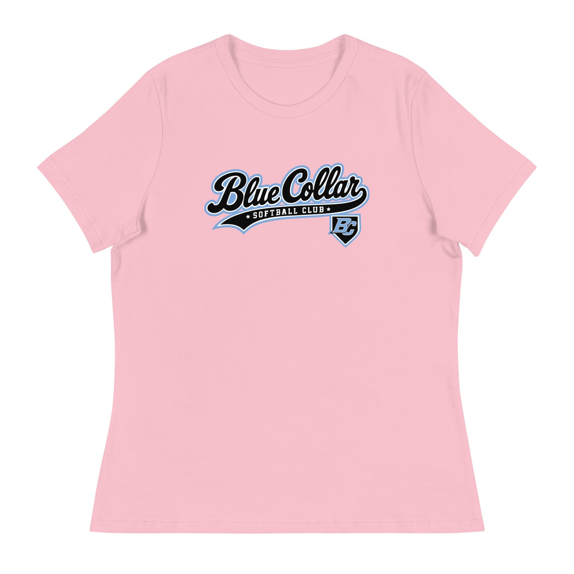 Performance | Women's Relaxed T Shirt | Blue Collar Softball 2034 | Foundry Logo