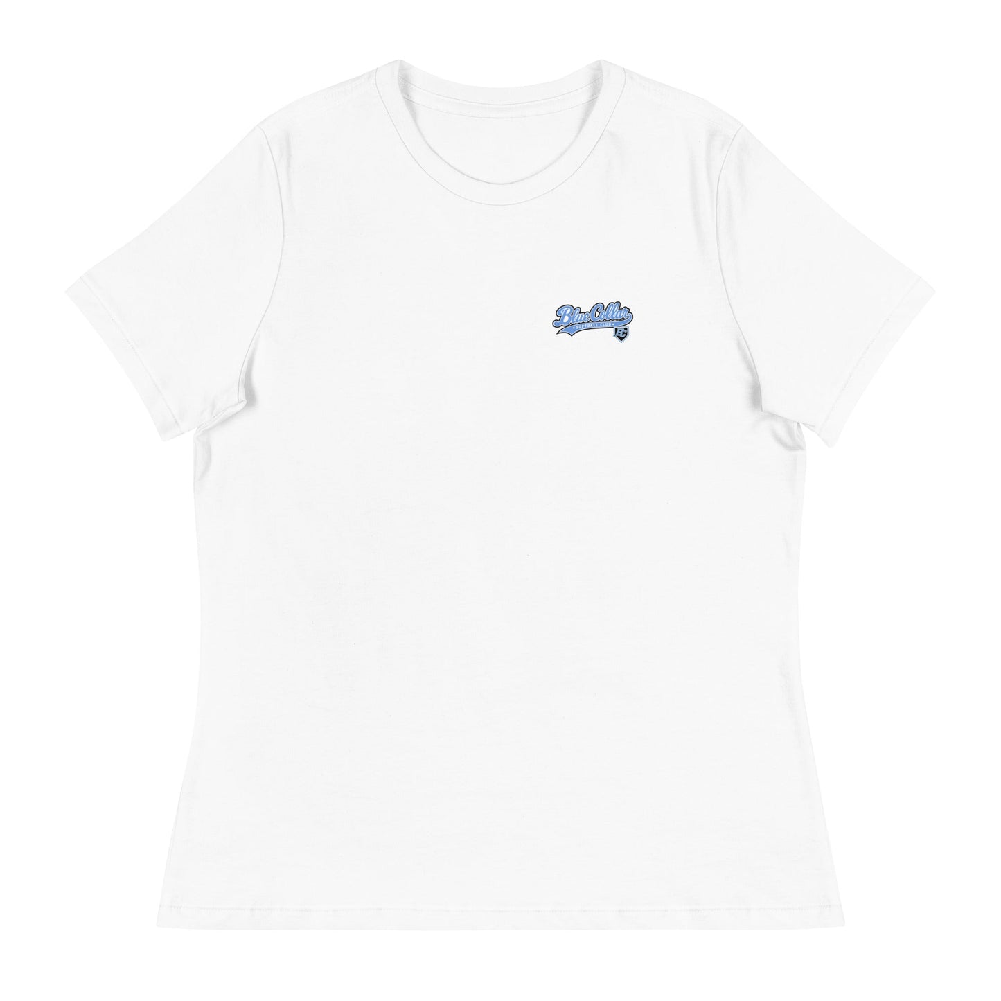Performance | Women's Relaxed T Shirt | Blue Collar Softball 2034 | Ironclad Logo