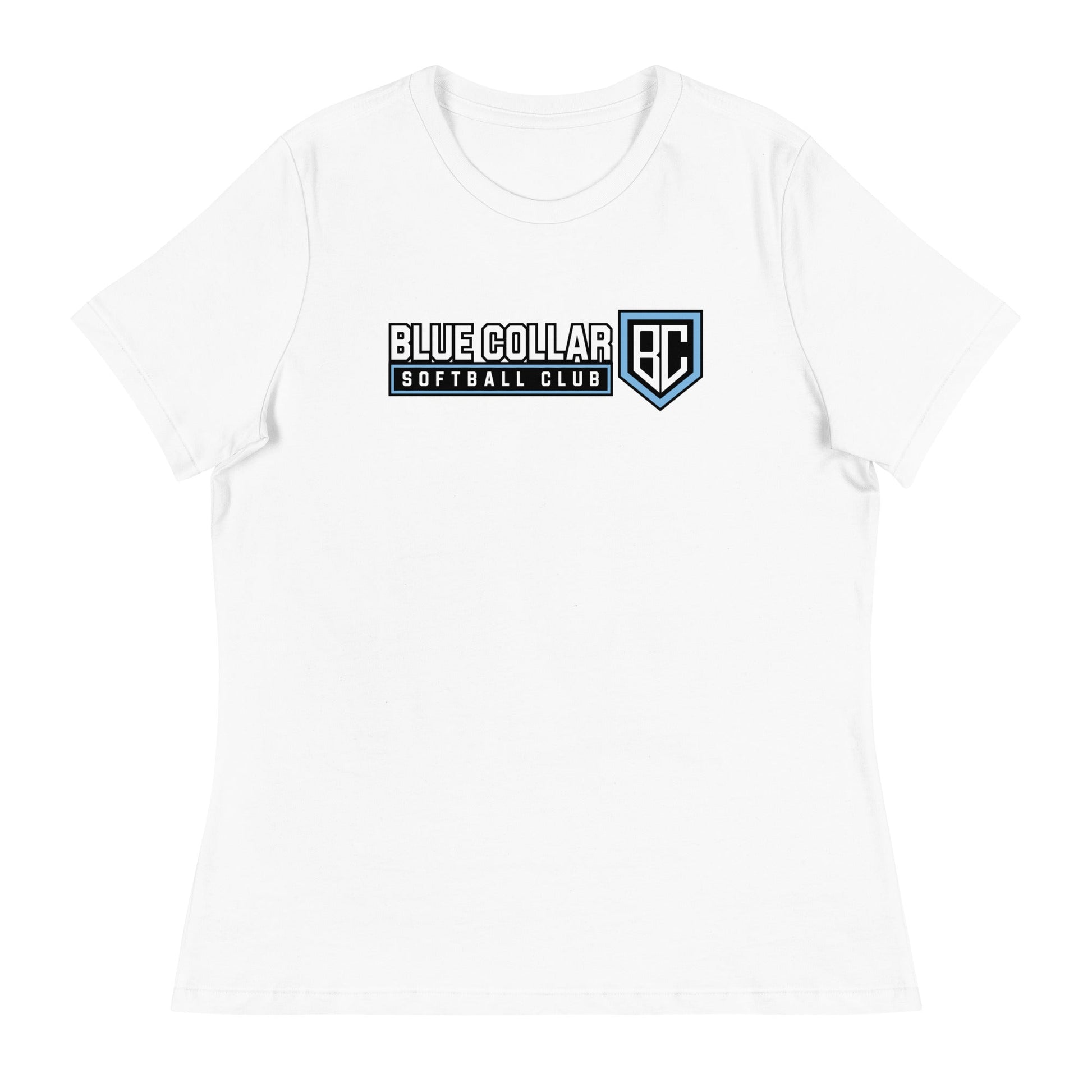 Performance | Women's Relaxed T Shirt | Blue Collar Softball 2034 | Vanguard Logo
