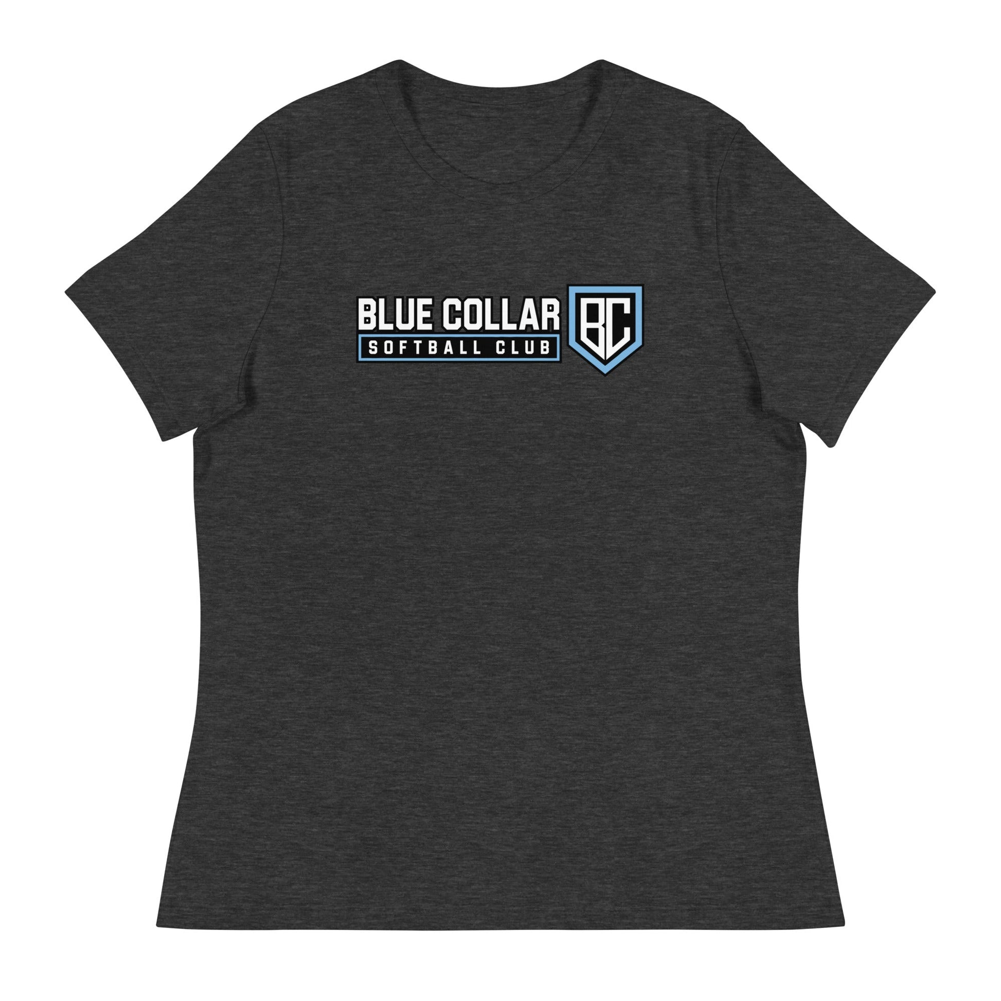 Performance | Women's Relaxed T Shirt | Blue Collar Softball 2034 | Vanguard Logo