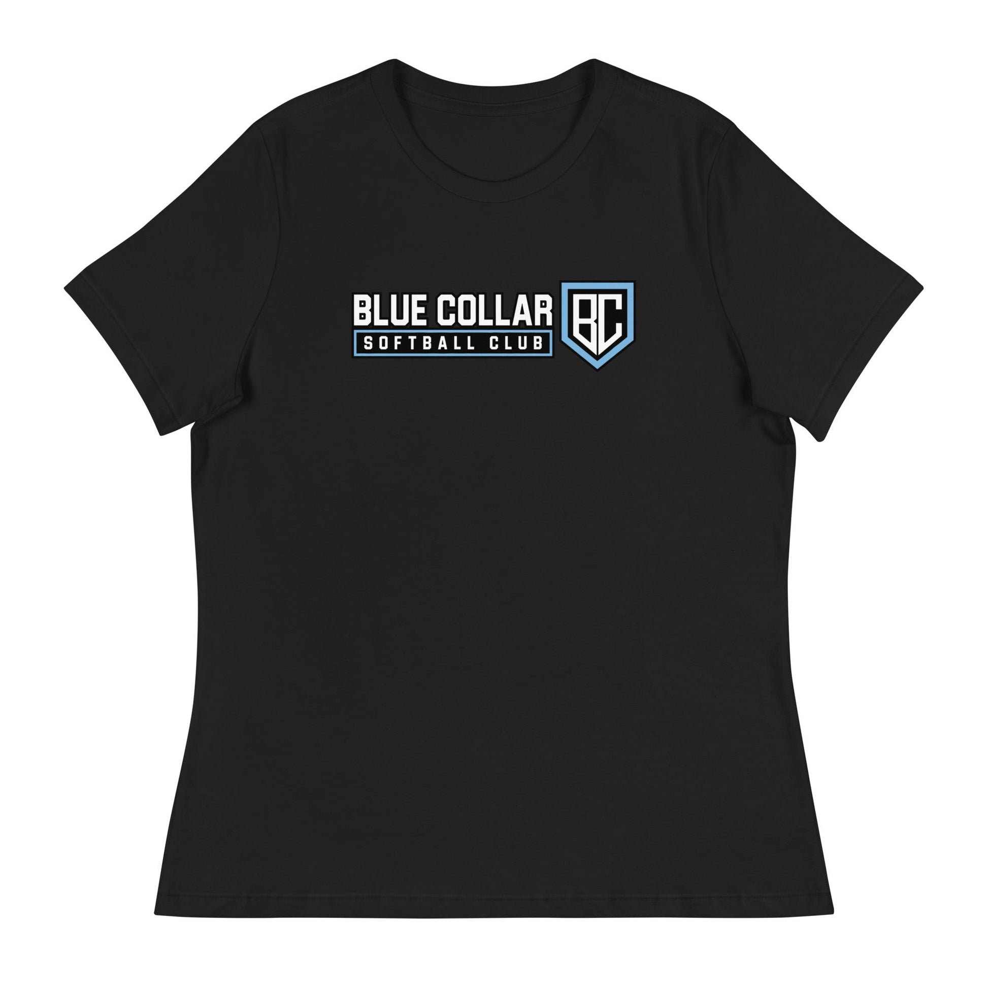 Performance | Women's Relaxed T Shirt | Blue Collar Softball 2034 | Vanguard Logo