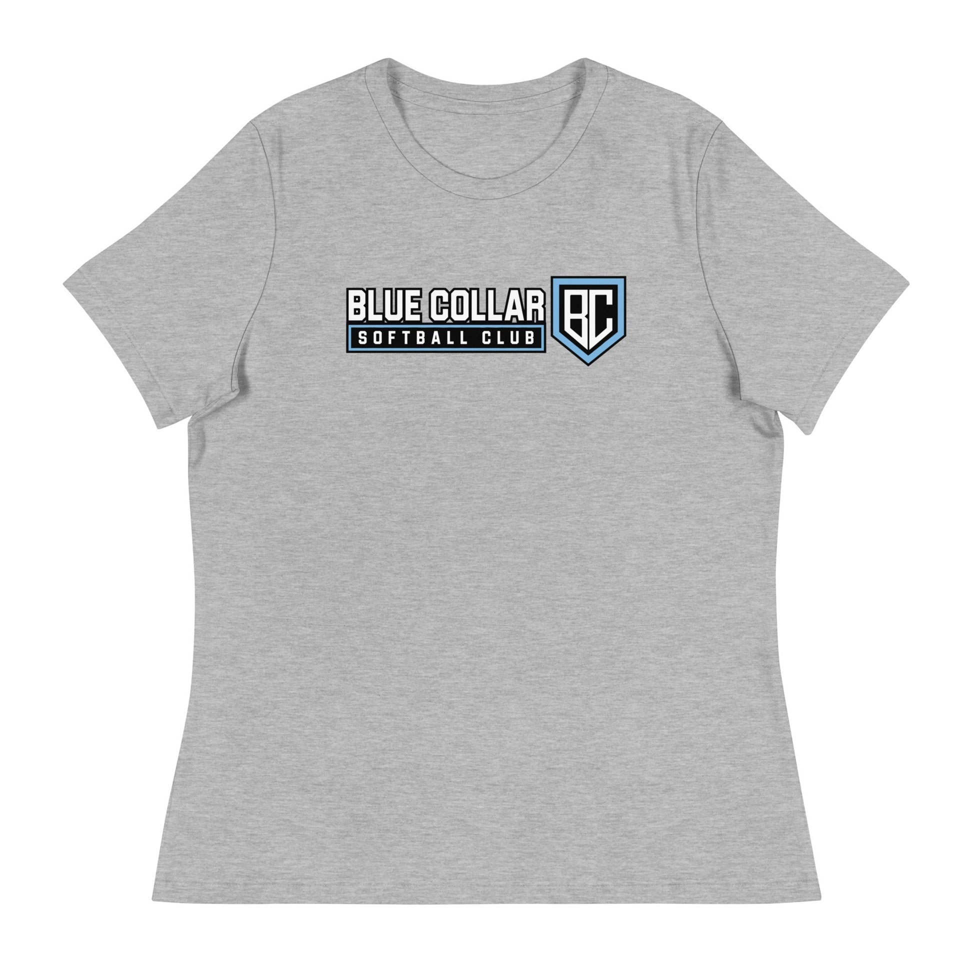 Performance | Women's Relaxed T Shirt | Blue Collar Softball 2034 | Vanguard Logo