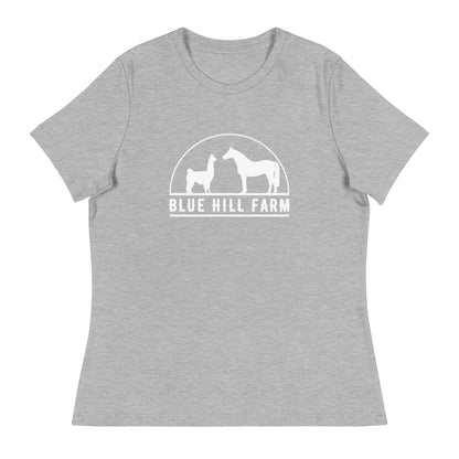Performance | Women's Relaxed T Shirt | Blue Hill Farm | Ranch Logo
