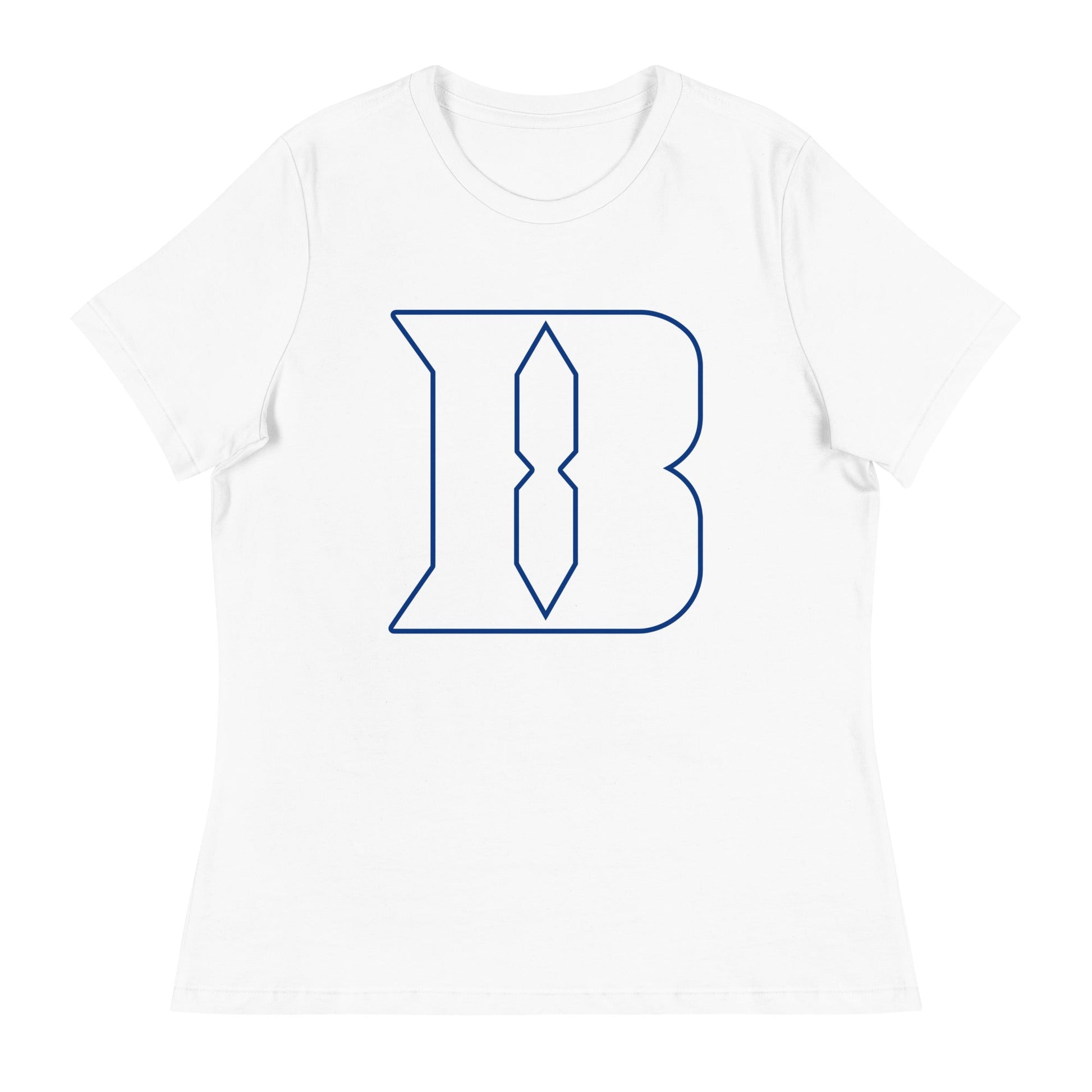 Performance | Women's Relaxed T Shirt | Blueblacks Football Club | Crest Logo