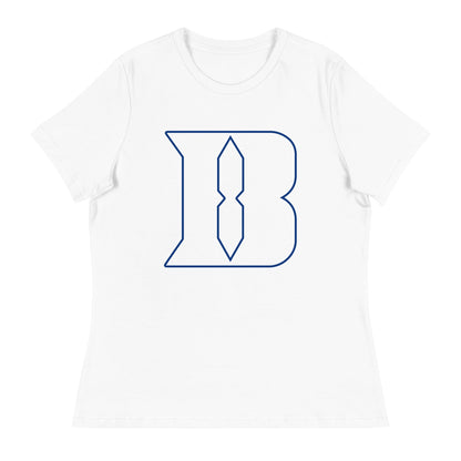Performance | Women's Relaxed T Shirt | Blueblacks Football Club | Crest Logo