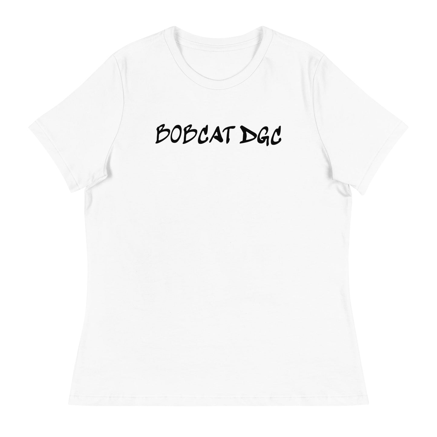 Performance | Women's Relaxed T Shirt | Bobcat DGC | Modern Script Logo