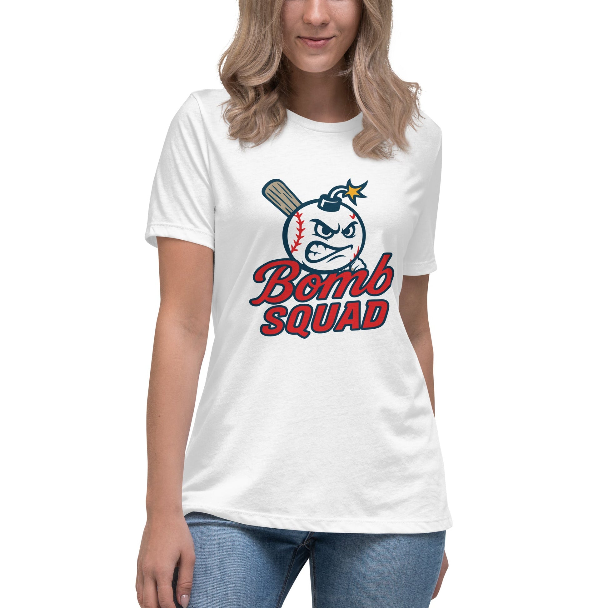 Performance | Women's Relaxed T Shirt | Bomb Squad Baseball