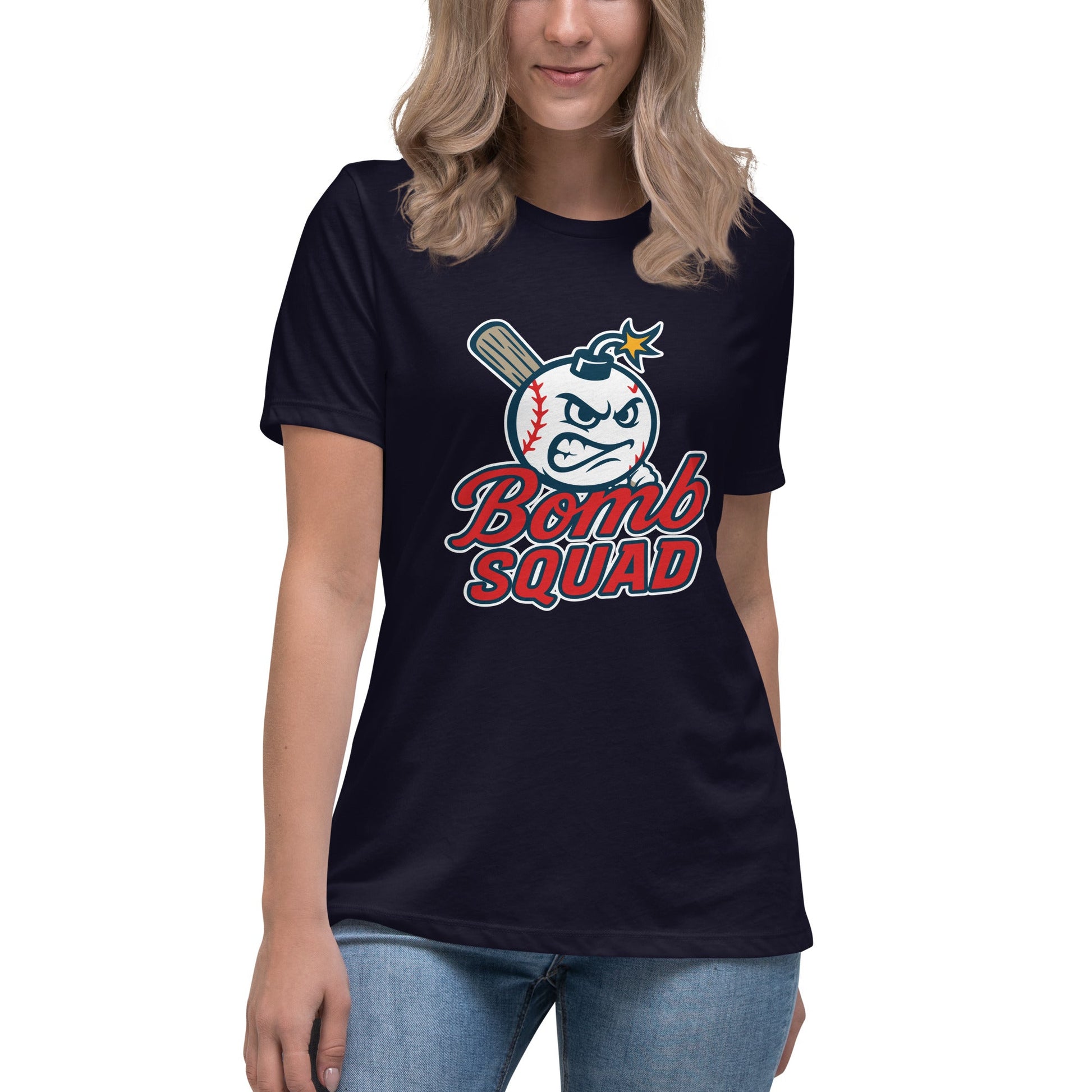 Performance | Women's Relaxed T Shirt | Bomb Squad Baseball