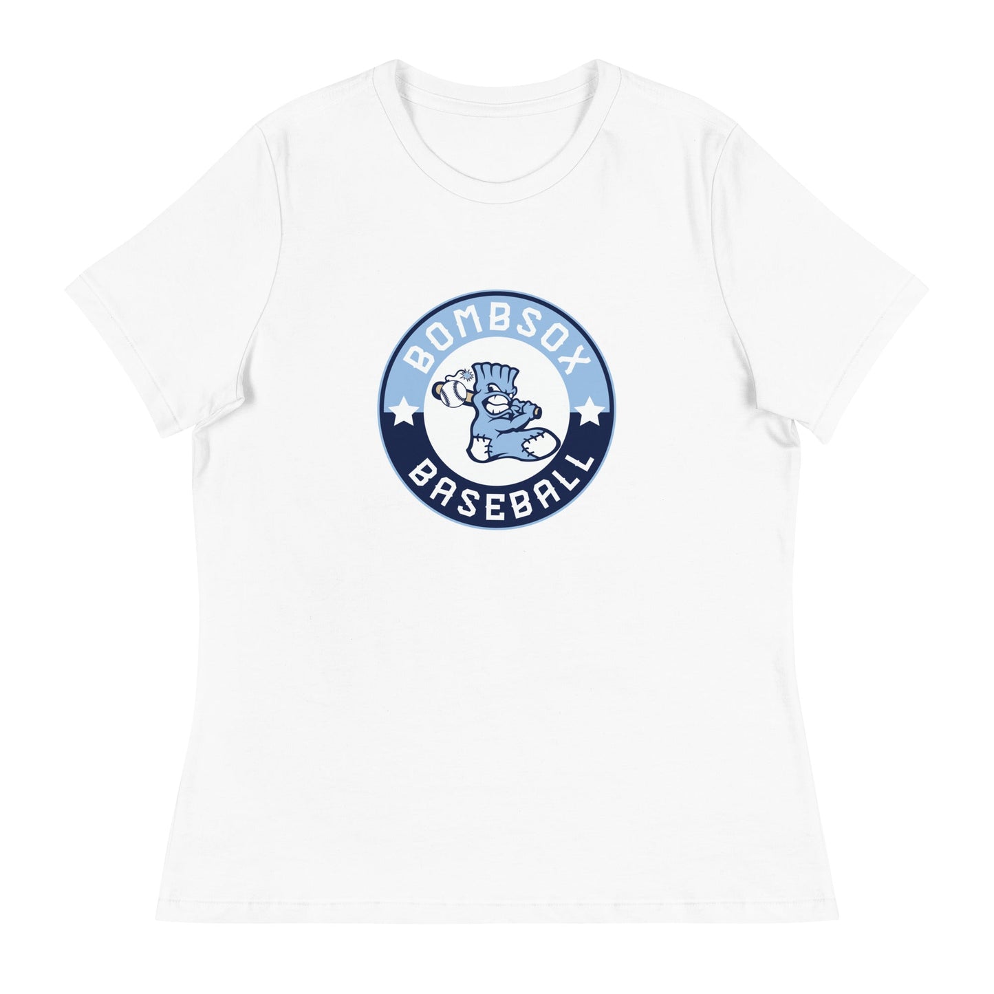 Performance | Women's Relaxed T Shirt | BombSox Baseball | Badge Logo