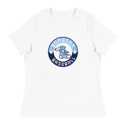 Performance | Women's Relaxed T Shirt | BombSox Baseball | Badge Logo