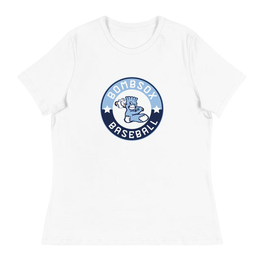 Performance | Women's Relaxed T Shirt | BombSox Baseball | Badge Logo