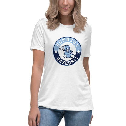 Performance | Women's Relaxed T Shirt | BombSox Baseball | Badge Logo