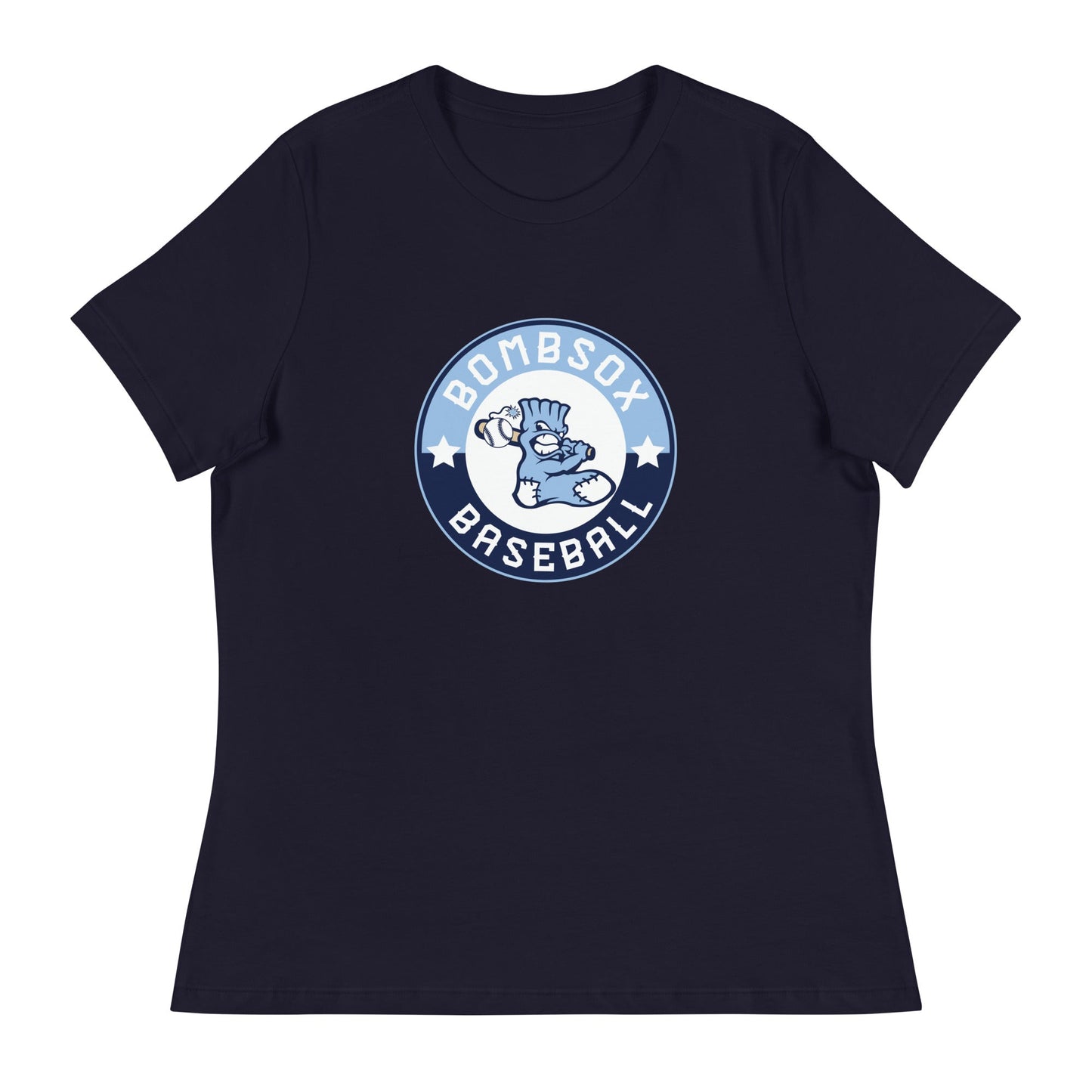 Performance | Women's Relaxed T Shirt | BombSox Baseball | Badge Logo