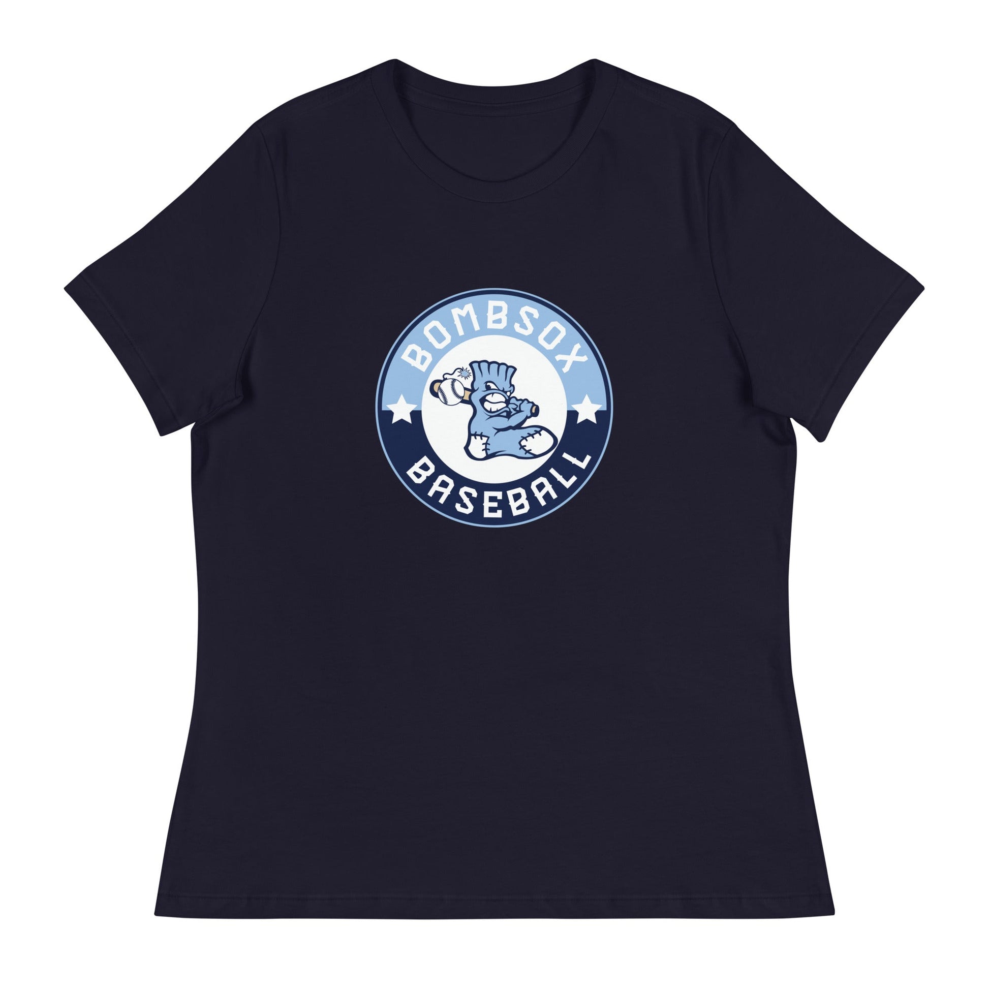 Performance | Women's Relaxed T Shirt | BombSox Baseball | Badge Logo