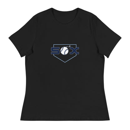 Performance | Women's Relaxed T Shirt | BombSox Baseball | Crest Logo