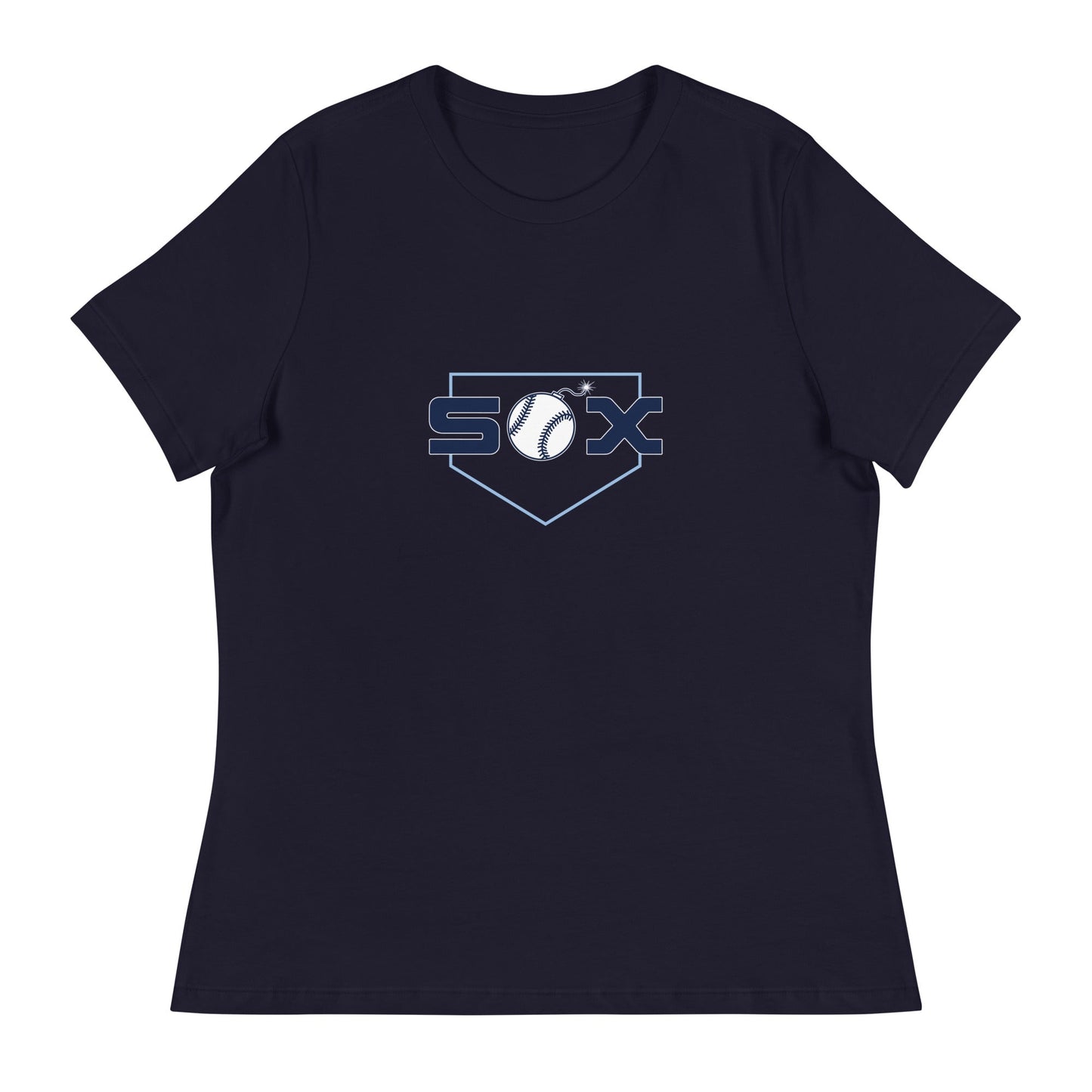 Performance | Women's Relaxed T Shirt | BombSox Baseball | Crest Logo