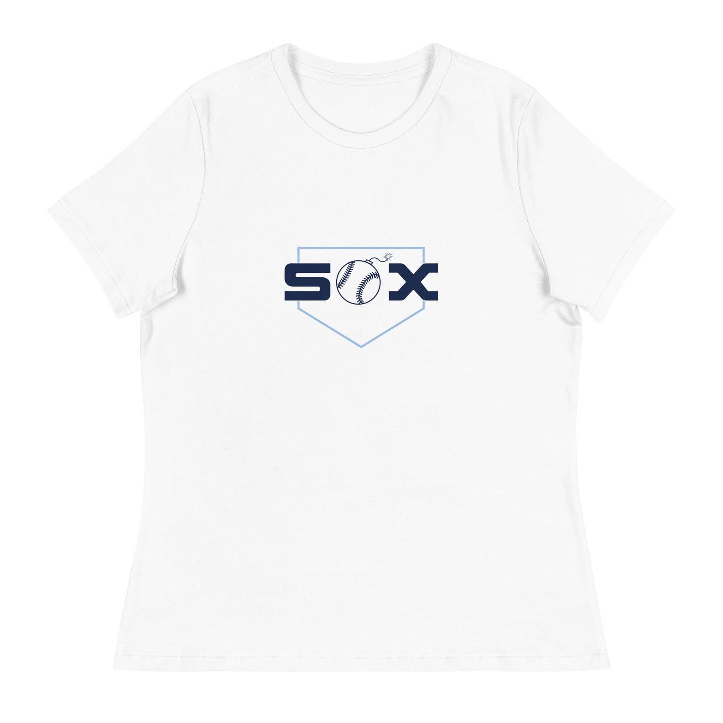 Performance | Women's Relaxed T Shirt | BombSox Baseball | Crest Logo