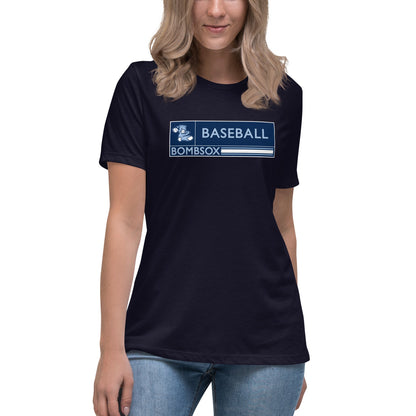 Performance | Women's Relaxed T Shirt | BombSox Baseball | Mark Logo