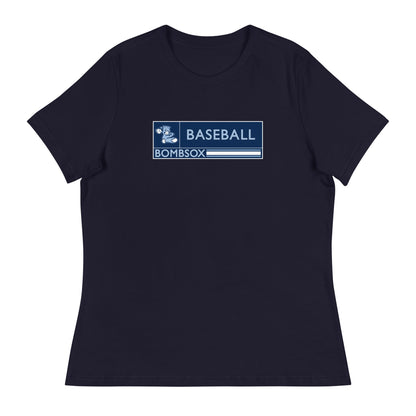 Performance | Women's Relaxed T Shirt | BombSox Baseball | Mark Logo