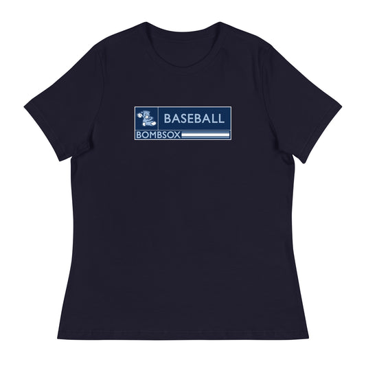 Performance | Women's Relaxed T Shirt | BombSox Baseball | Mark Logo