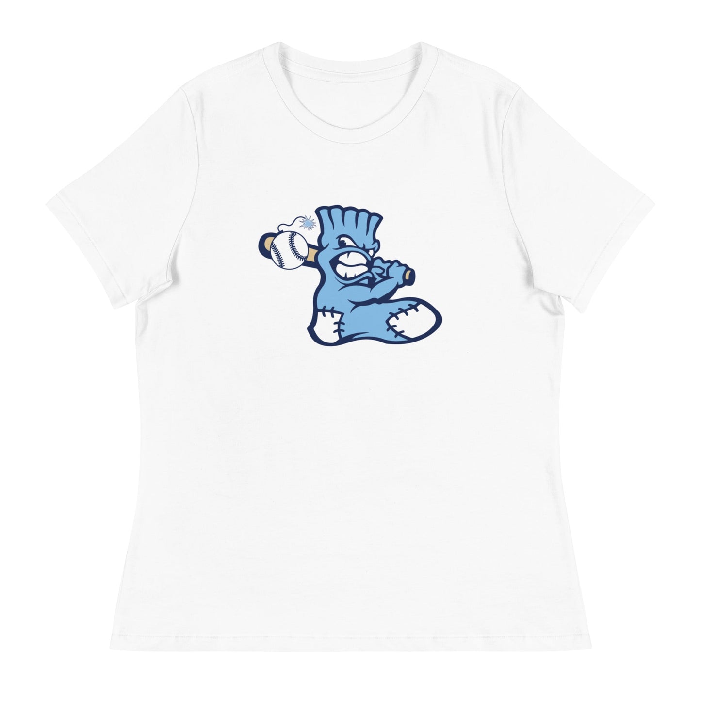 Performance | Women's Relaxed T Shirt | BombSox Baseball | Mascot Logo