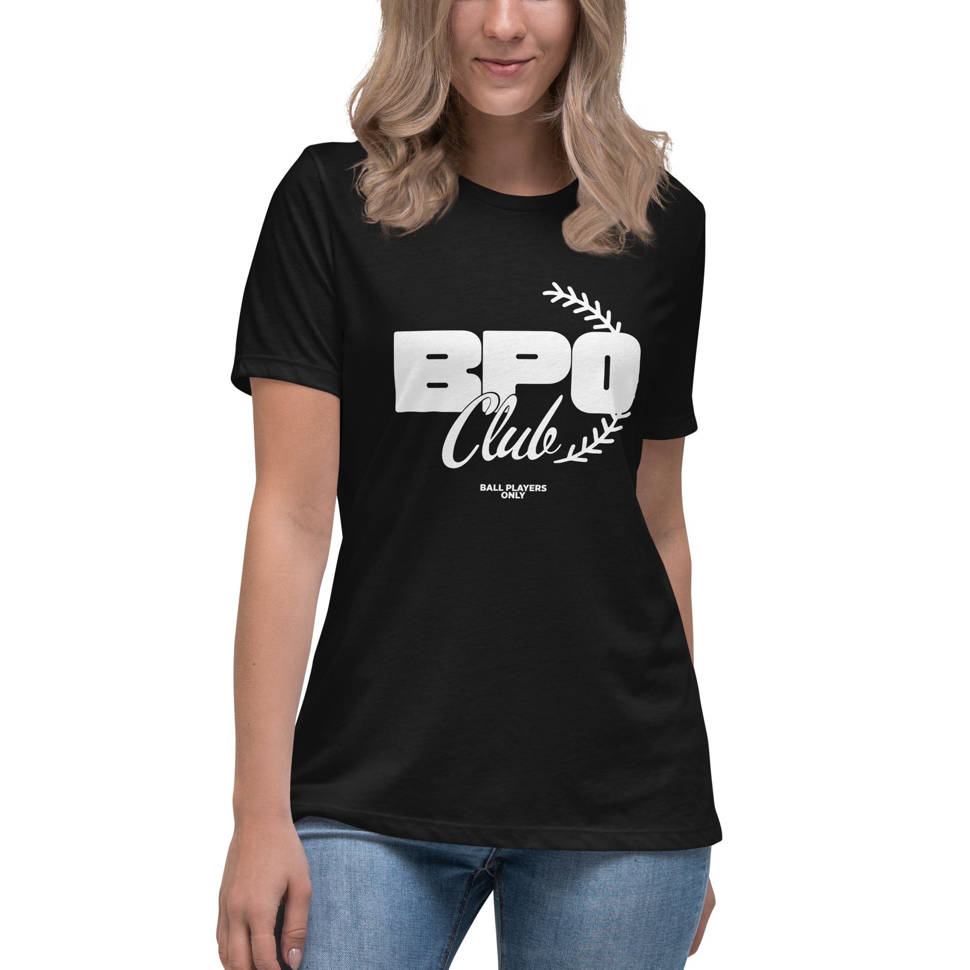 Performance | Women's Relaxed T Shirt | BPO Club | White Logo