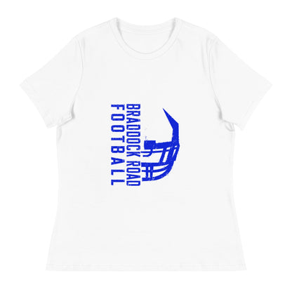Performance | Women's Relaxed T Shirt | Braddock Road Football | Sideline Vertical Logo