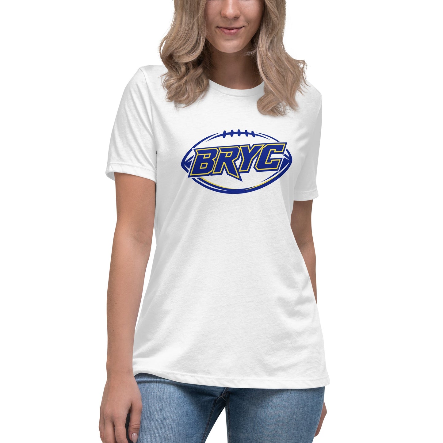 Performance | Women's Relaxed T Shirt | Braddock Road Football | Veloctiy Crest Logo