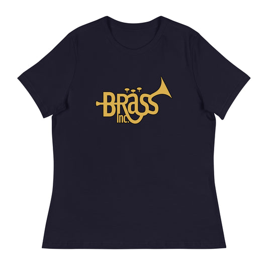 Performance | Women's Relaxed T Shirt | Brass Inc. | Emblem Logo
