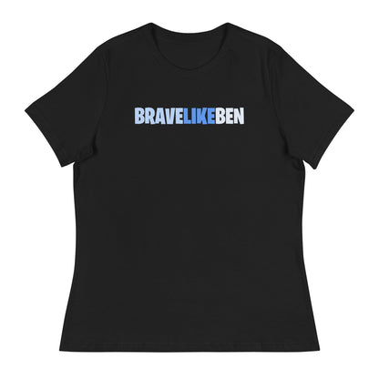 Performance | Women's Relaxed T Shirt | Brave Like Ben | Script Logo