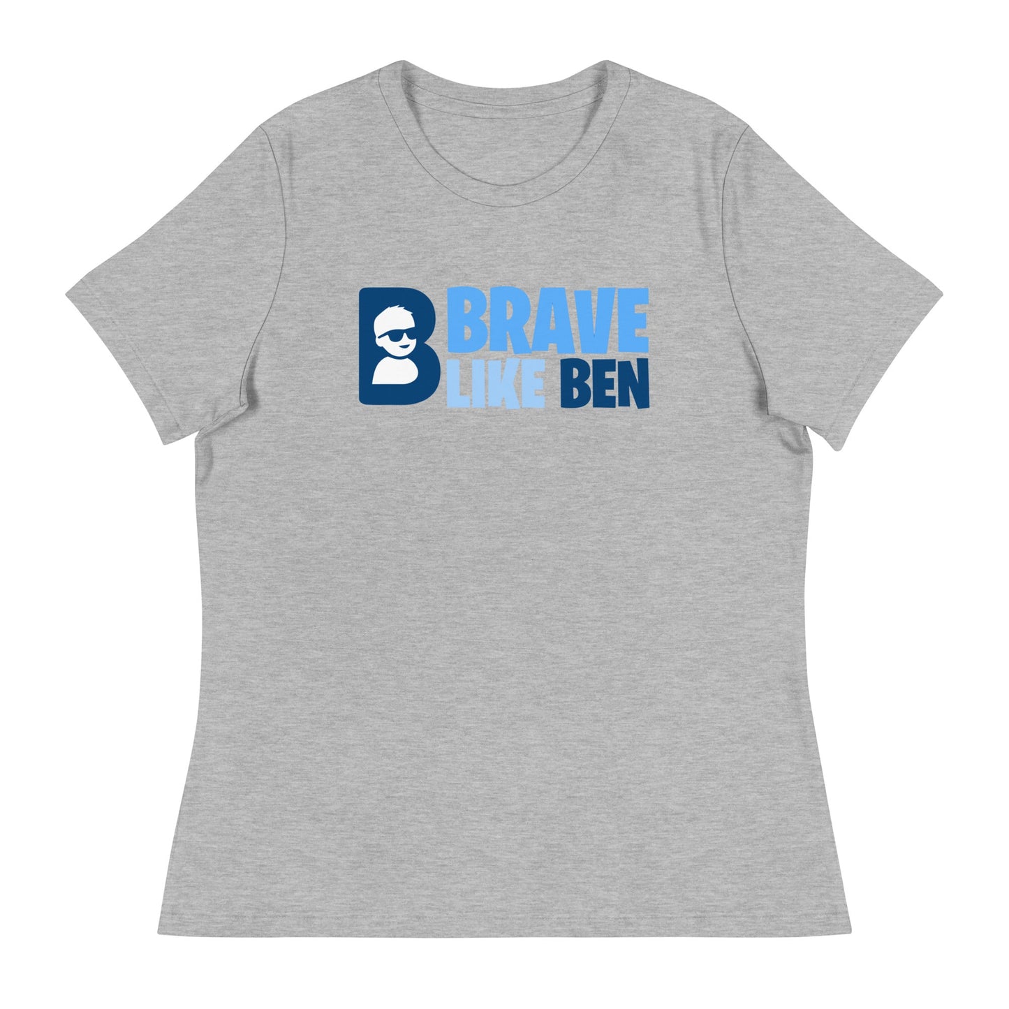 Performance | Women's Relaxed T Shirt | Brave Like Ben | Vanguard Logo