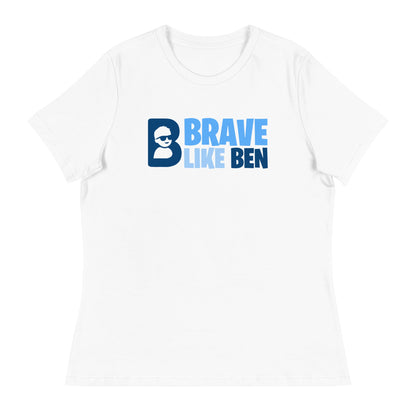 Performance | Women's Relaxed T Shirt | Brave Like Ben | Vanguard Logo
