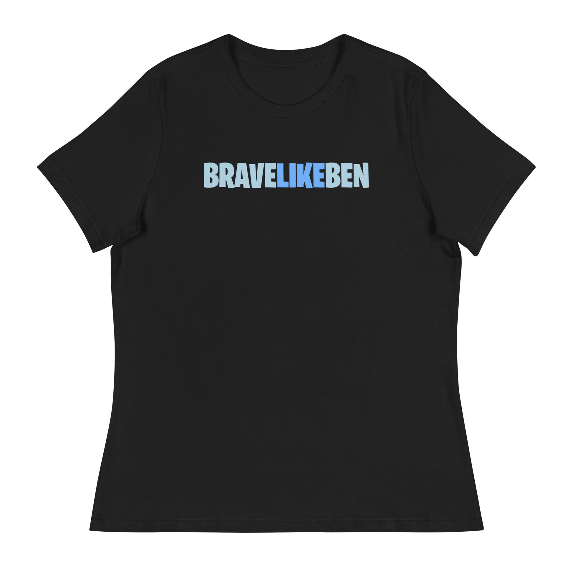 Performance | Women's Relaxed T Shirt | Brave Like Ben | Wordmark Logo