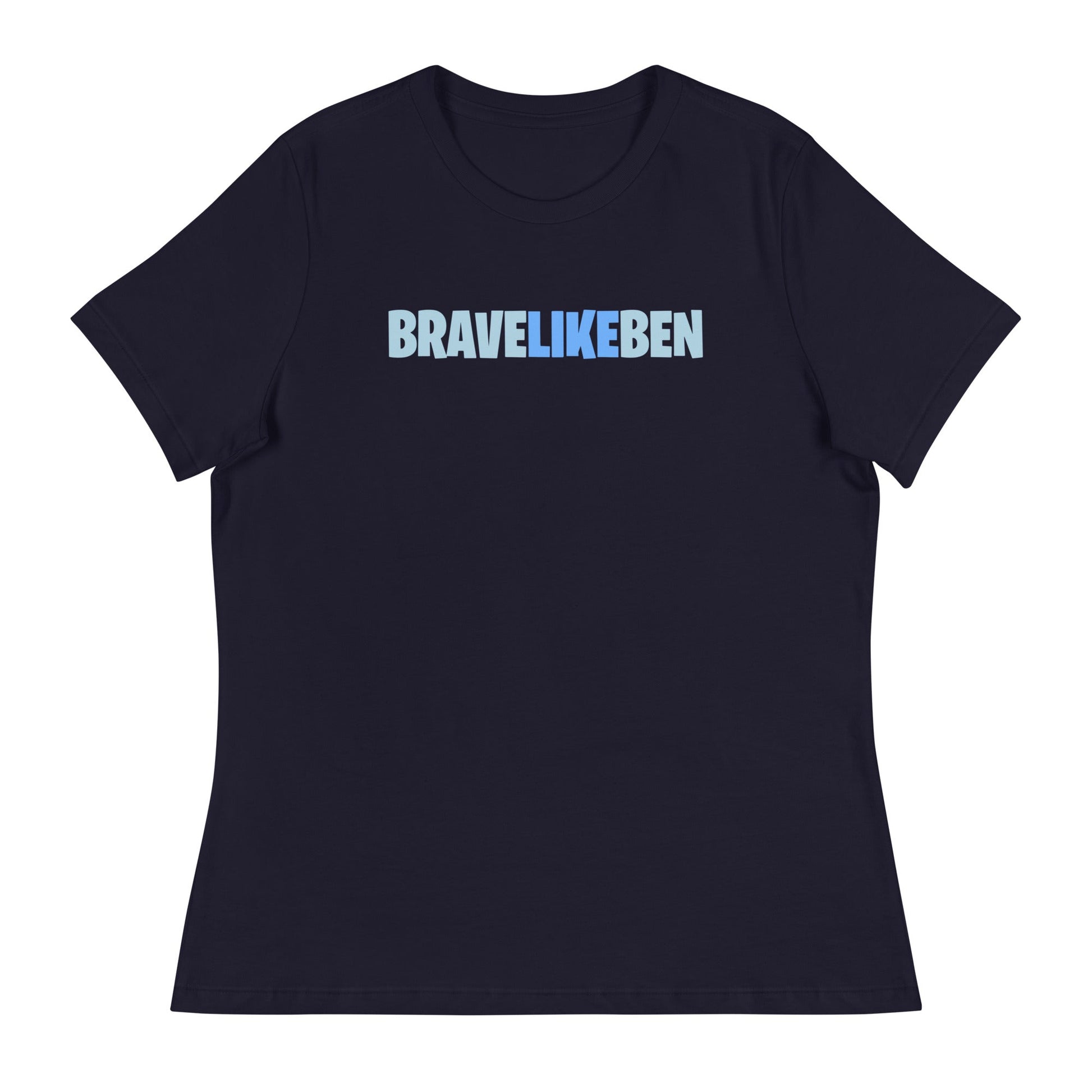 Performance | Women's Relaxed T Shirt | Brave Like Ben | Wordmark Logo
