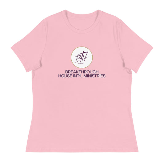 Performance | Women's Relaxed T Shirt | Breakthrough House International Ministries | Crest Logo