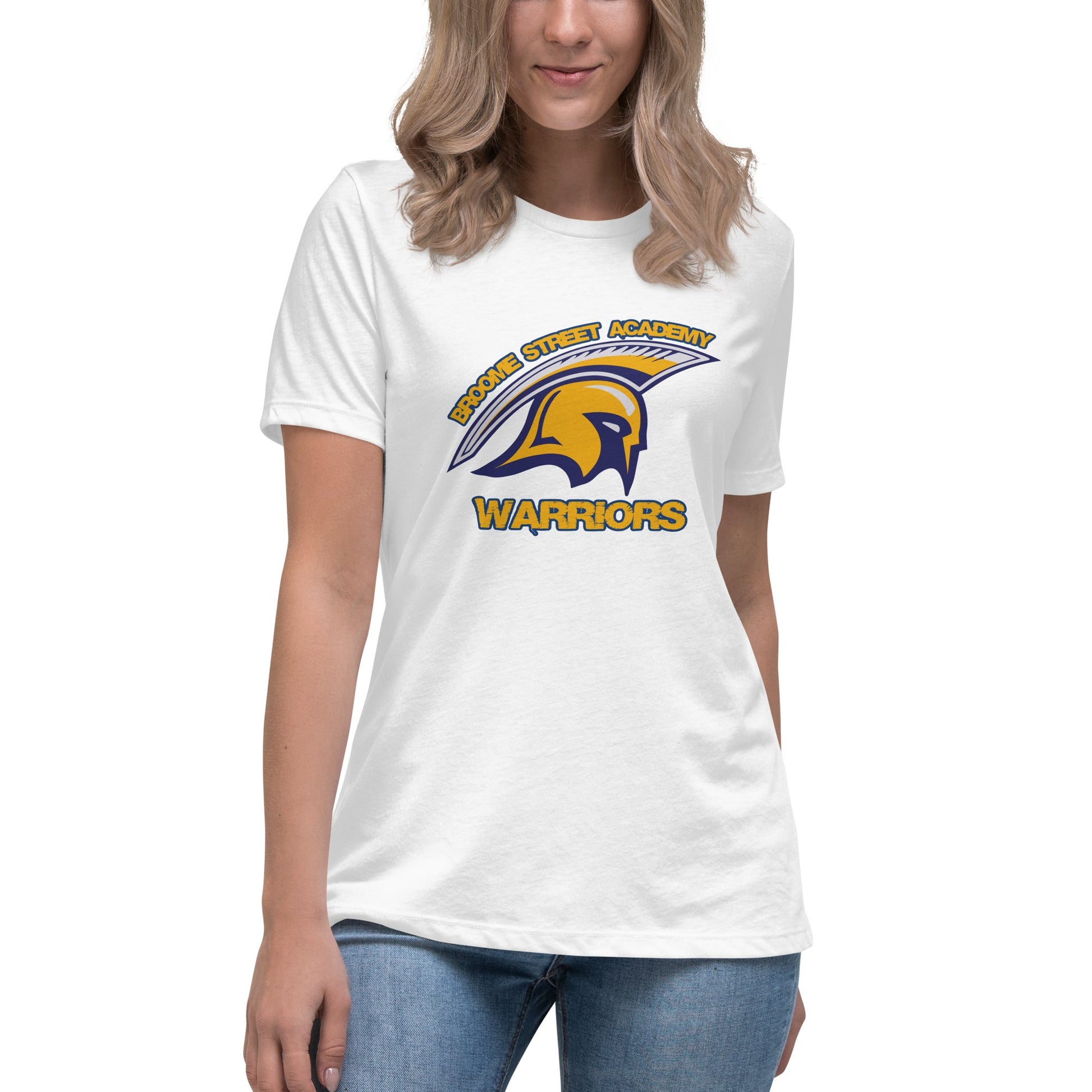 Performance | Women's Relaxed T Shirt | Broome Street Academy | Helmet Logo