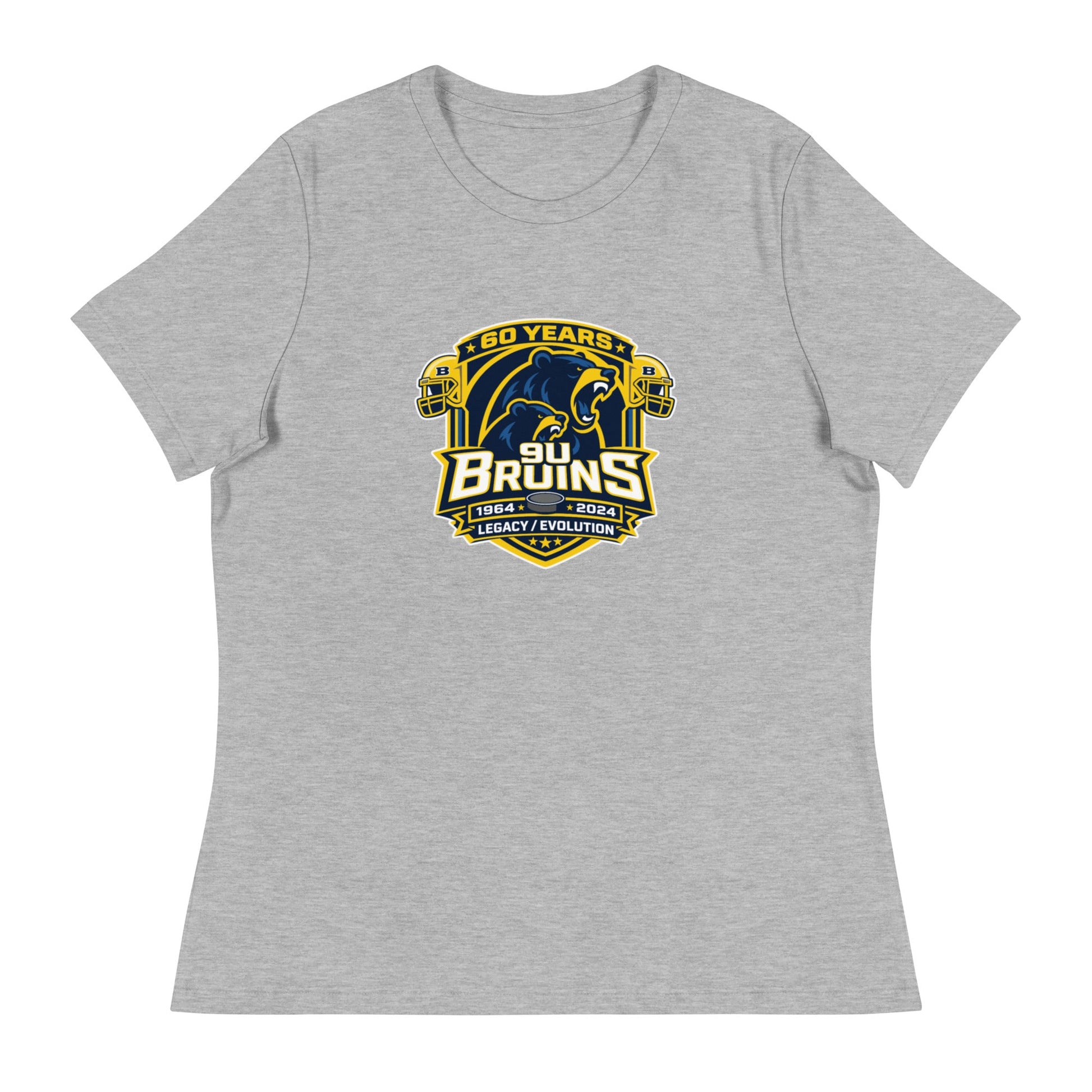Performance | Women's Relaxed T Shirt | Bruins The Evolution | Legacy Crest Logo