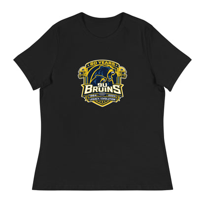 Performance | Women's Relaxed T Shirt | Bruins The Evolution | Legacy Crest Logo