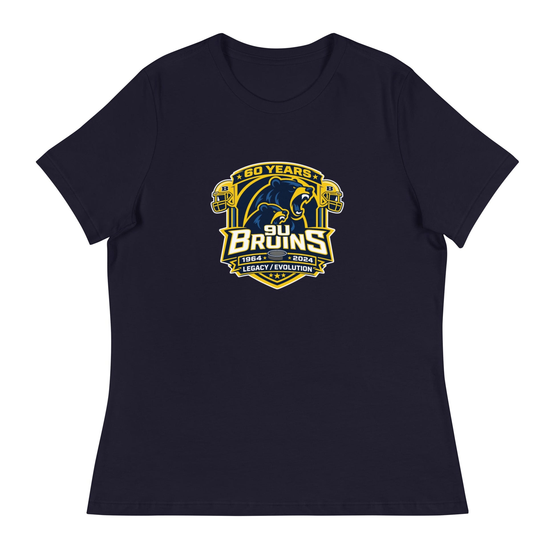 Performance | Women's Relaxed T Shirt | Bruins The Evolution | Legacy Crest Logo
