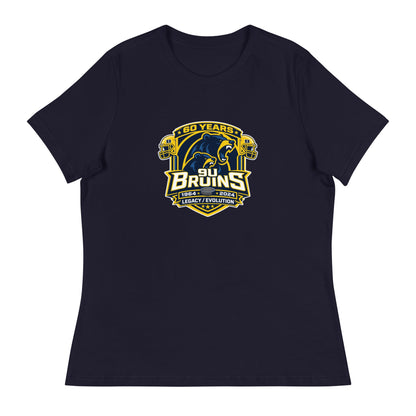 Performance | Women's Relaxed T Shirt | Bruins The Evolution | Legacy Crest Logo