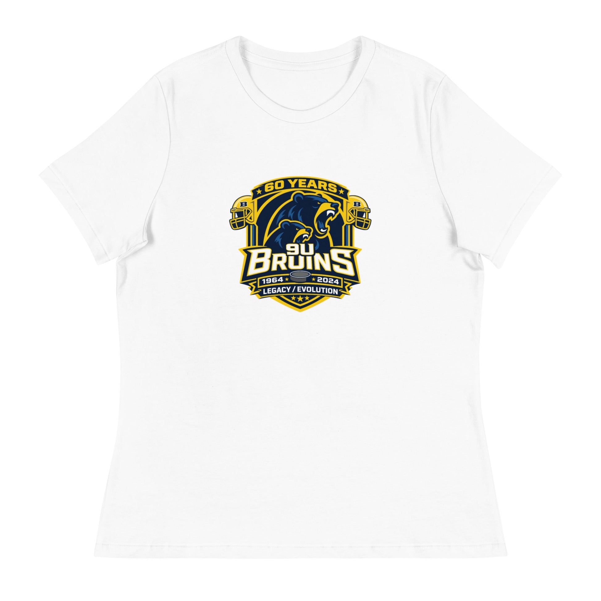 Performance | Women's Relaxed T Shirt | Bruins The Evolution | Legacy Crest Logo