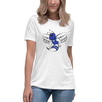 Performance | Women's Relaxed T Shirt | Bryant High School Track Booster | Hornet Logo