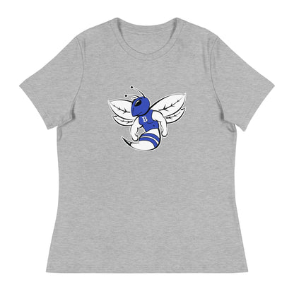 Performance | Women's Relaxed T Shirt | Bryant High School Track Booster | Hornet Logo