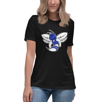 Performance | Women's Relaxed T Shirt | Bryant High School Track Booster | Hornet Logo