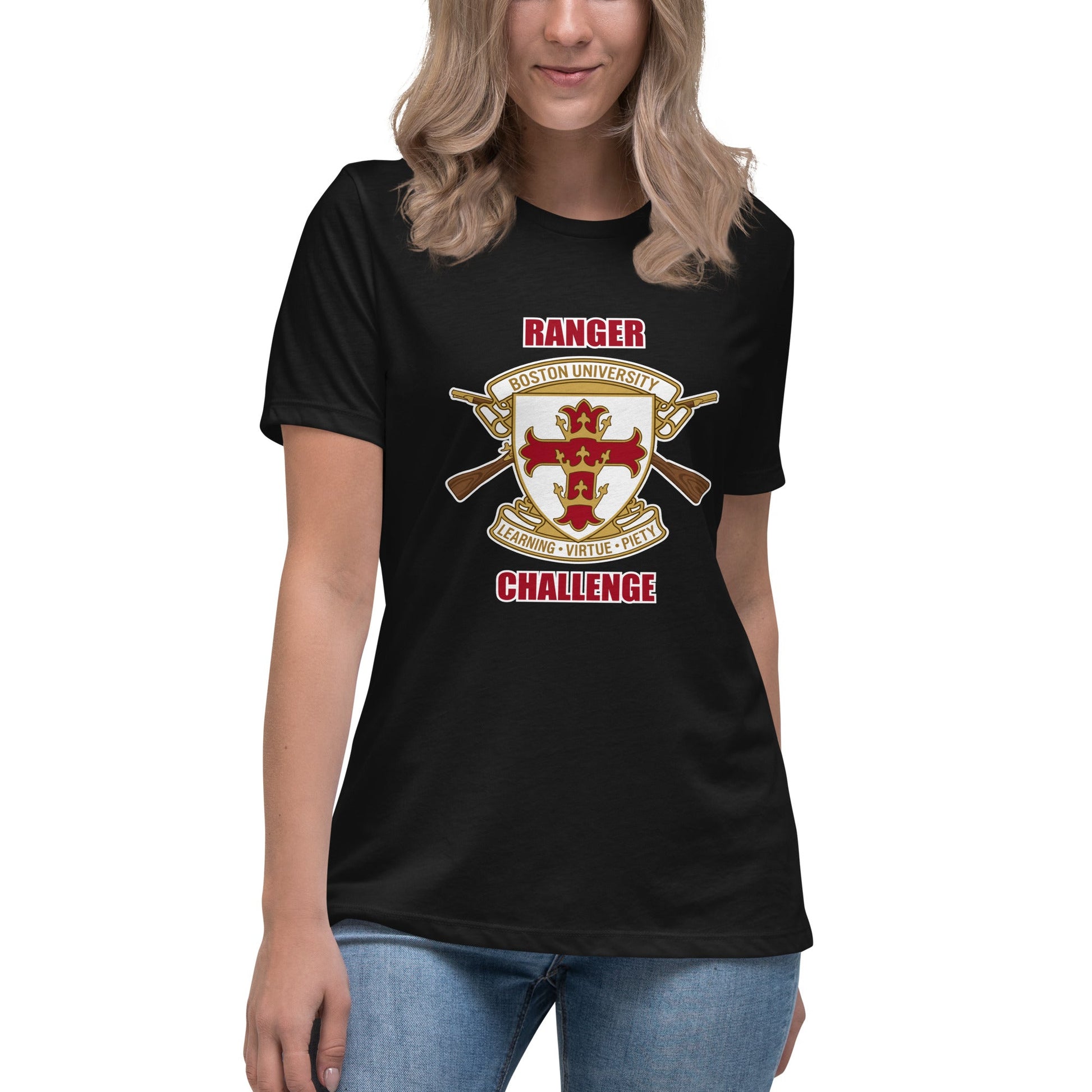 Performance | Women's Relaxed T Shirt | BU Army ROTC Ranger Challenge
