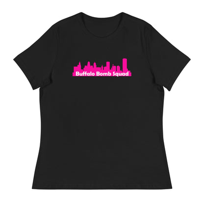 Performance | Women's Relaxed T Shirt | Buffalo Bomb Squad 16u | Skyline Logo